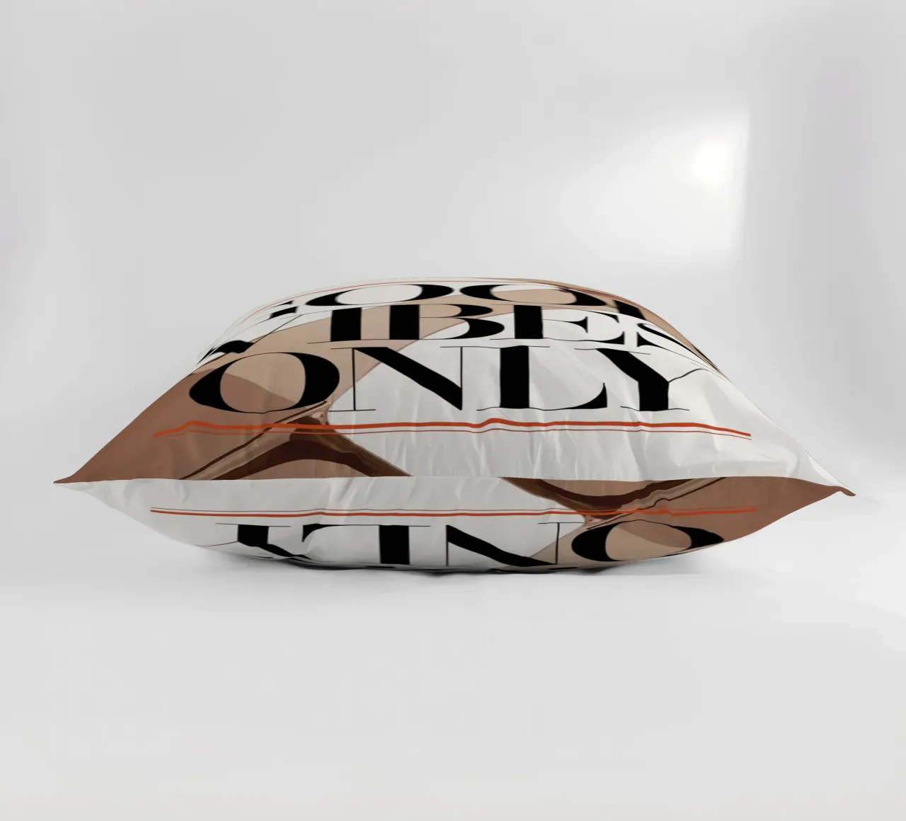 Good Vibes Only decorative cushion by logic