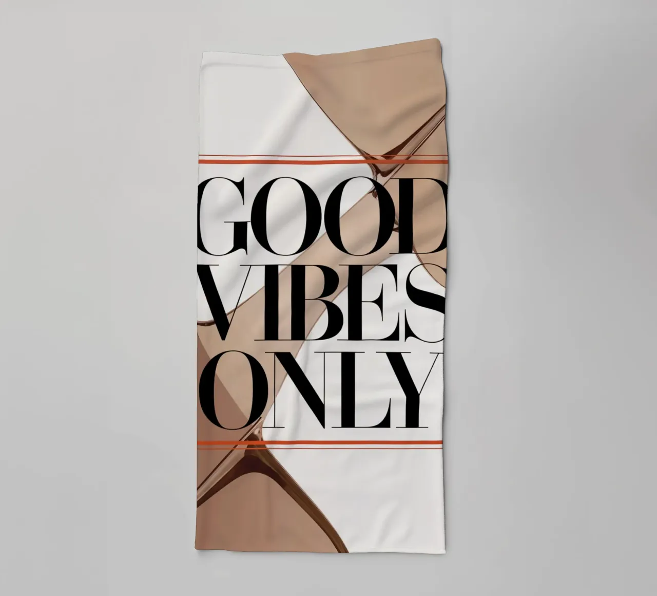 Good Vibes Only towel by logic