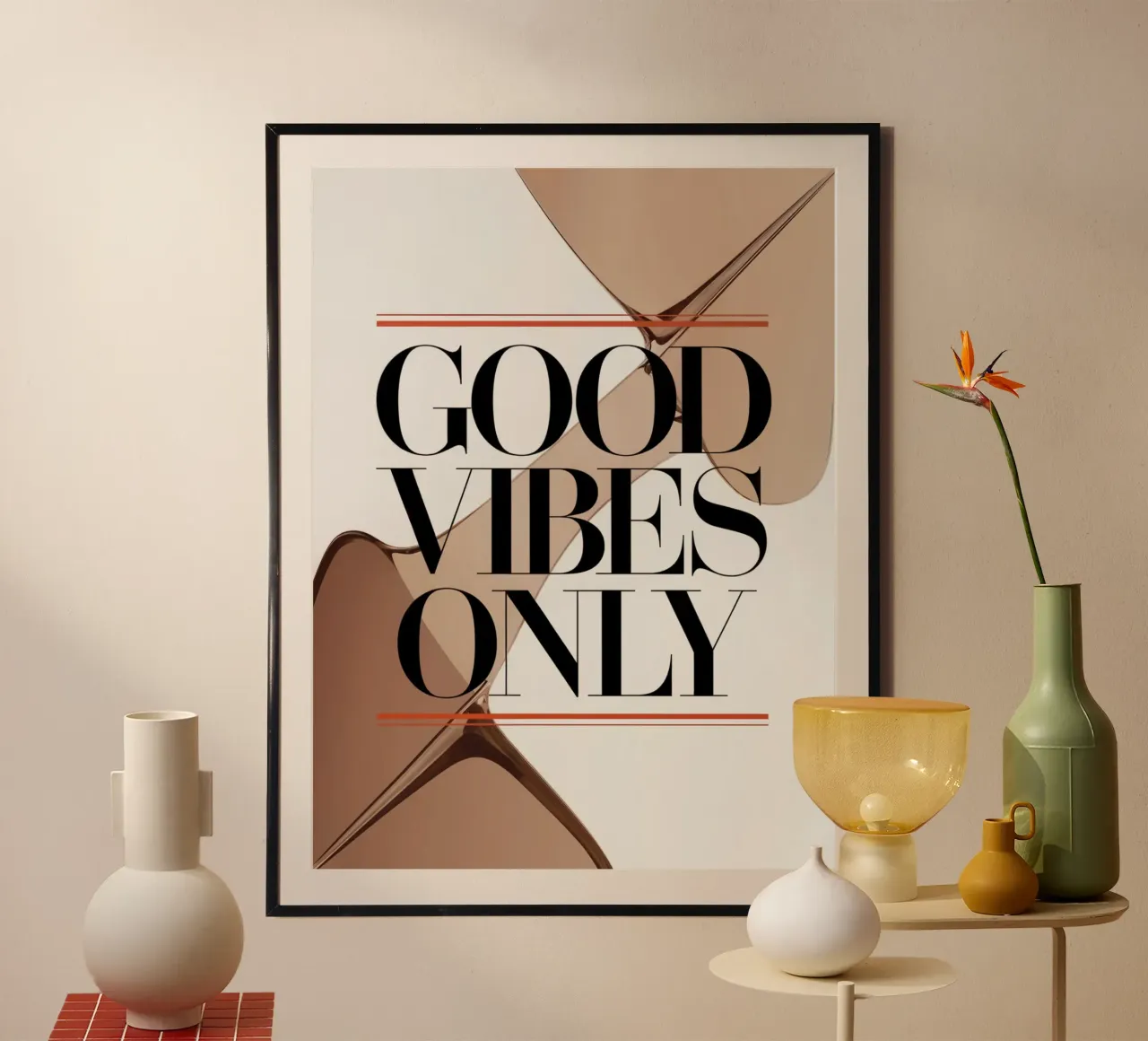Good Vibes Only hahnemühle by logic