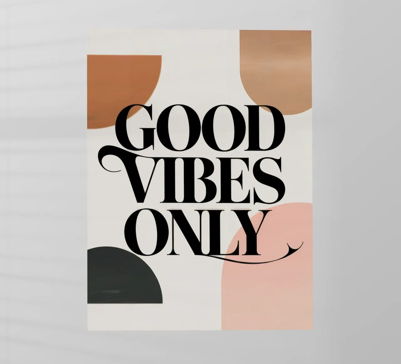 Nur gute Vibes Backlit Folie von logic