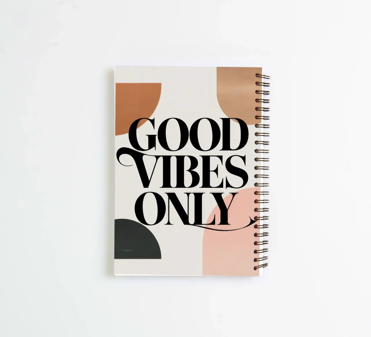 Good Vibes Only spiral notebook by logic