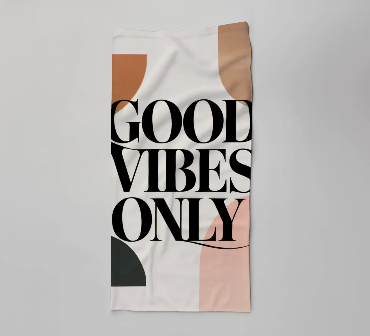 Alleen goede vibraties badhanddoek van logic