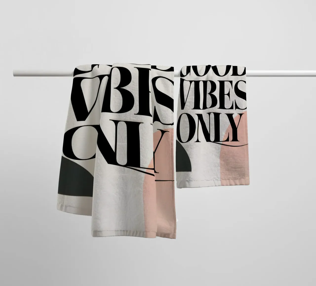 Good Vibes Only towel by logic
