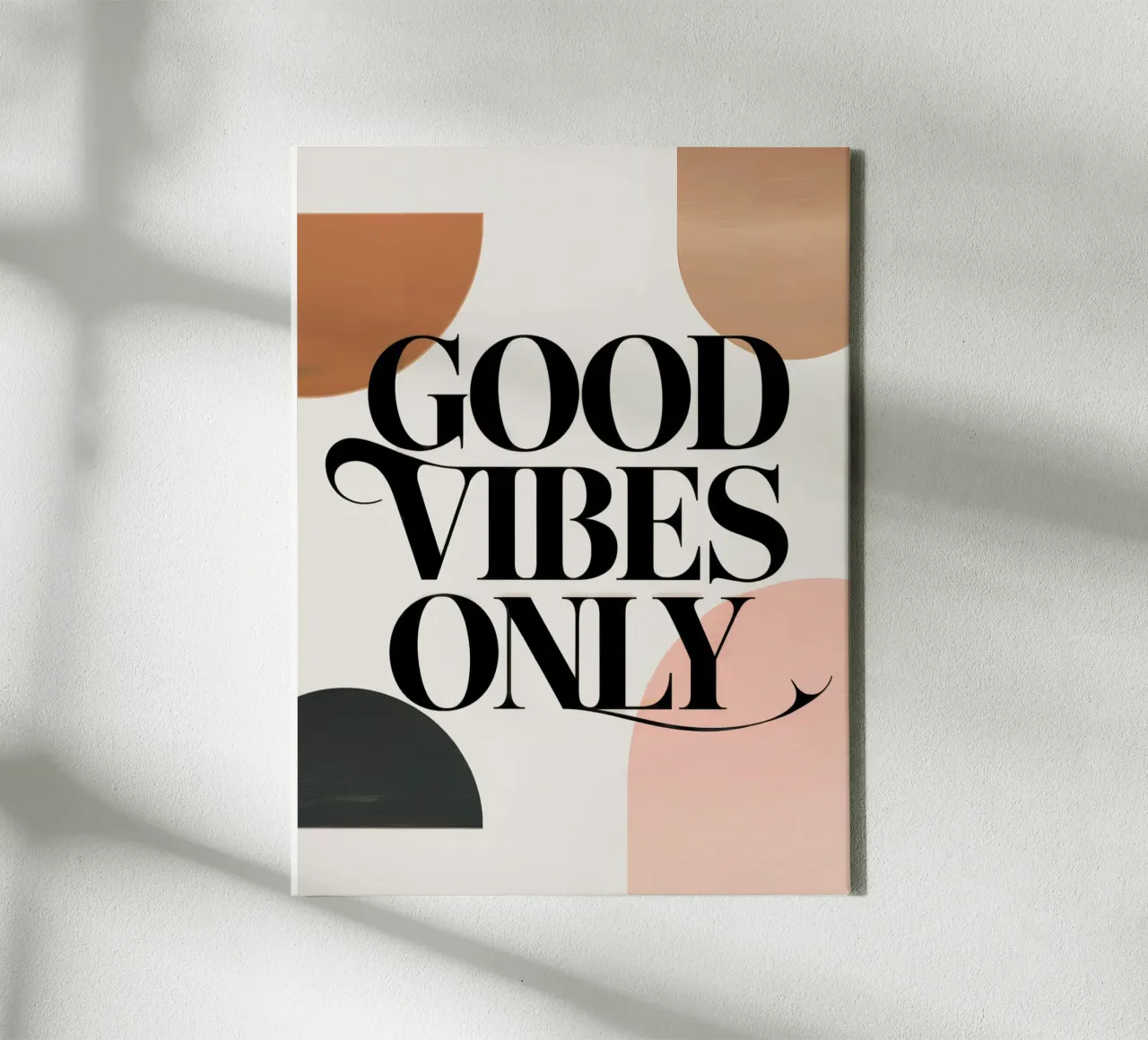 Good Vibes Only canvas by logic