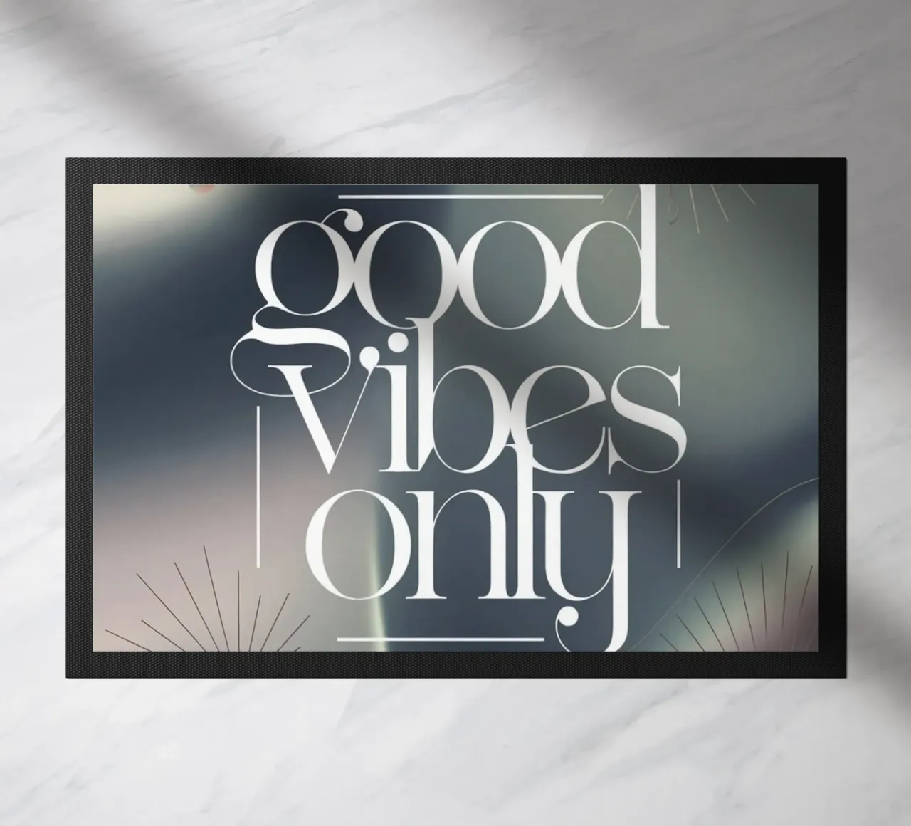 Good Vibes Only doormat by logic