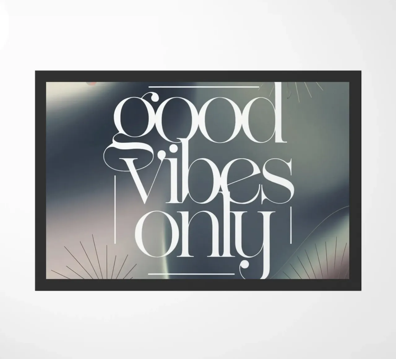 Good Vibes Only doormat by logic