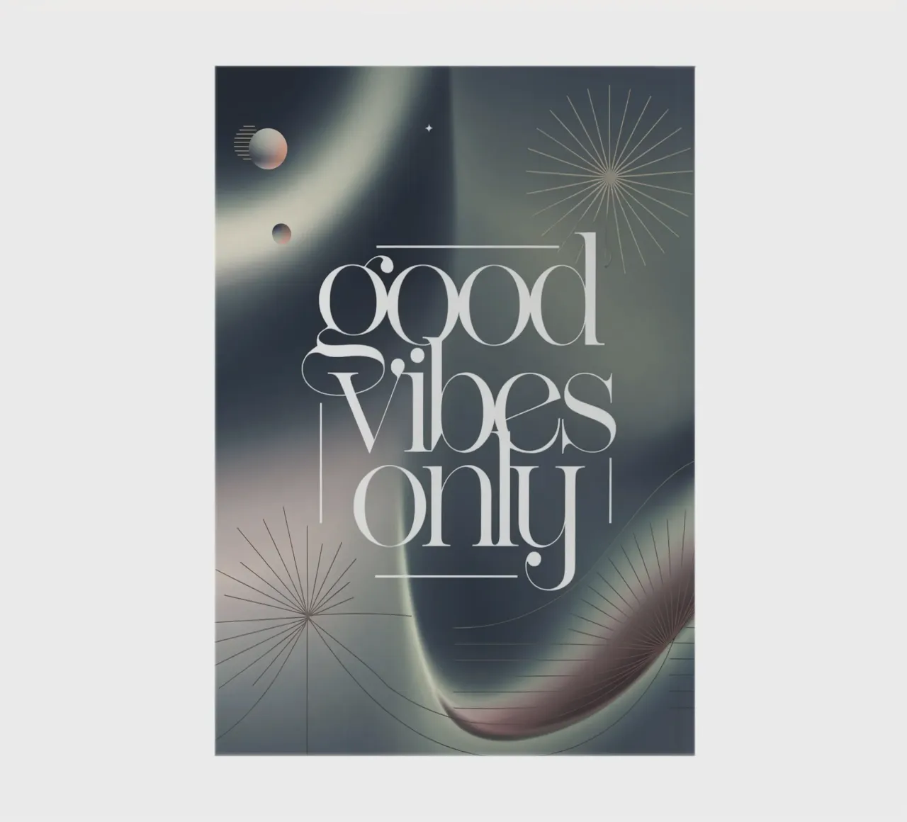 Good Vibes Only notebook by logic