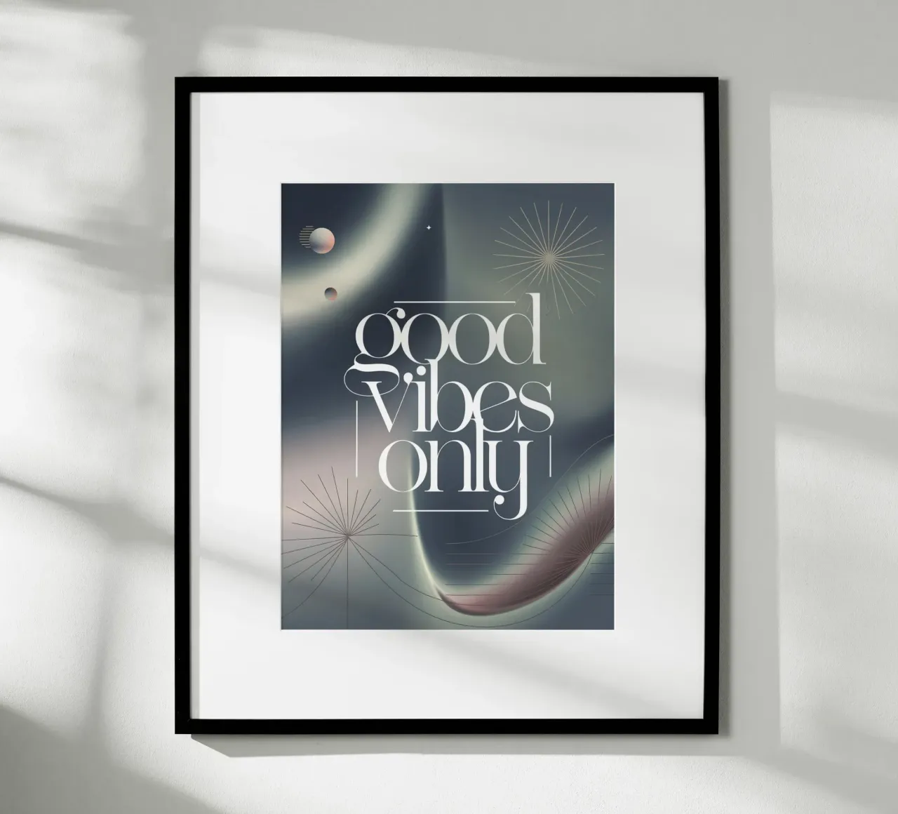Good Vibes Only hahnemühle by logic