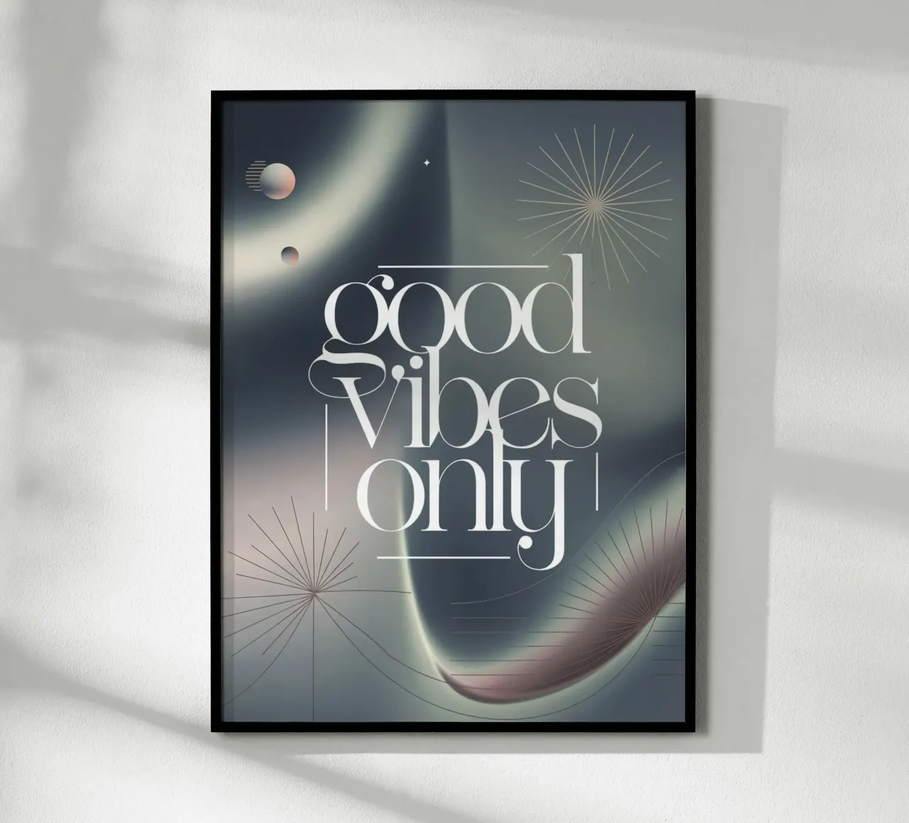 Good Vibes Only hahnemühle by logic