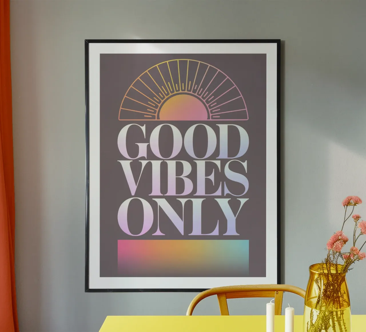 Good Vibes Only hahnemühle by logic