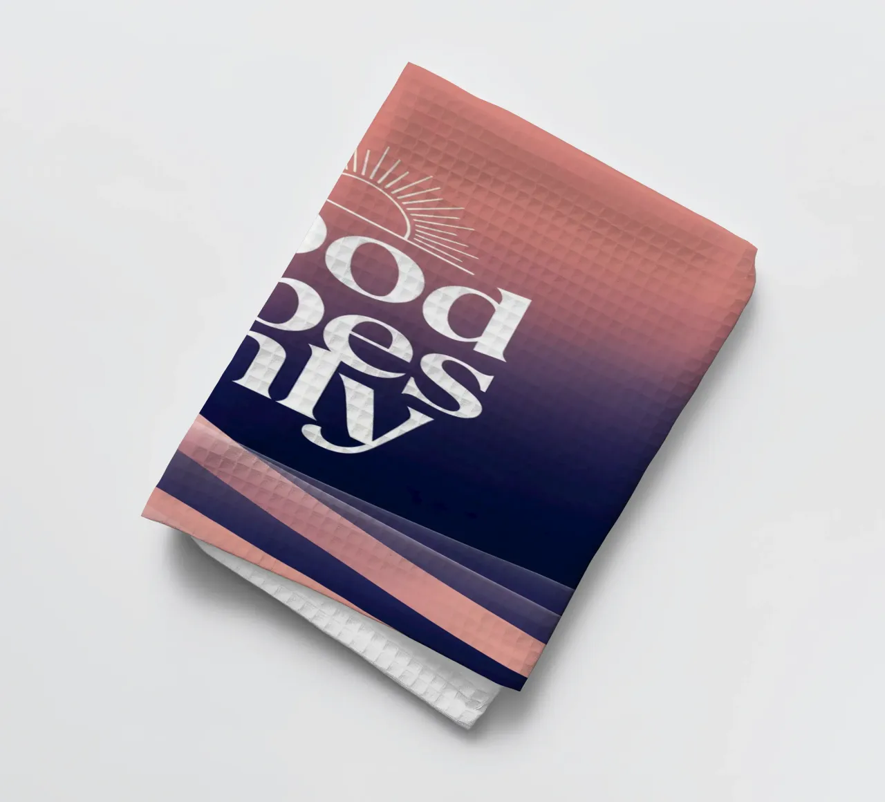 Good Vibes Only tea towel by logic