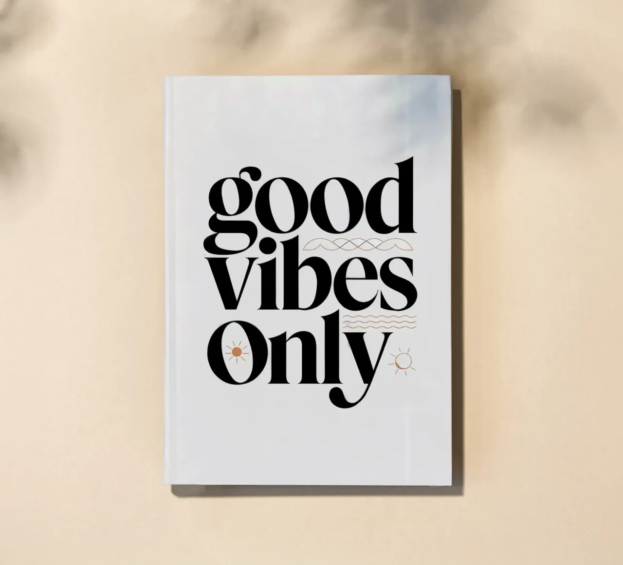 Nur gute Vibes Notizbuch von logic