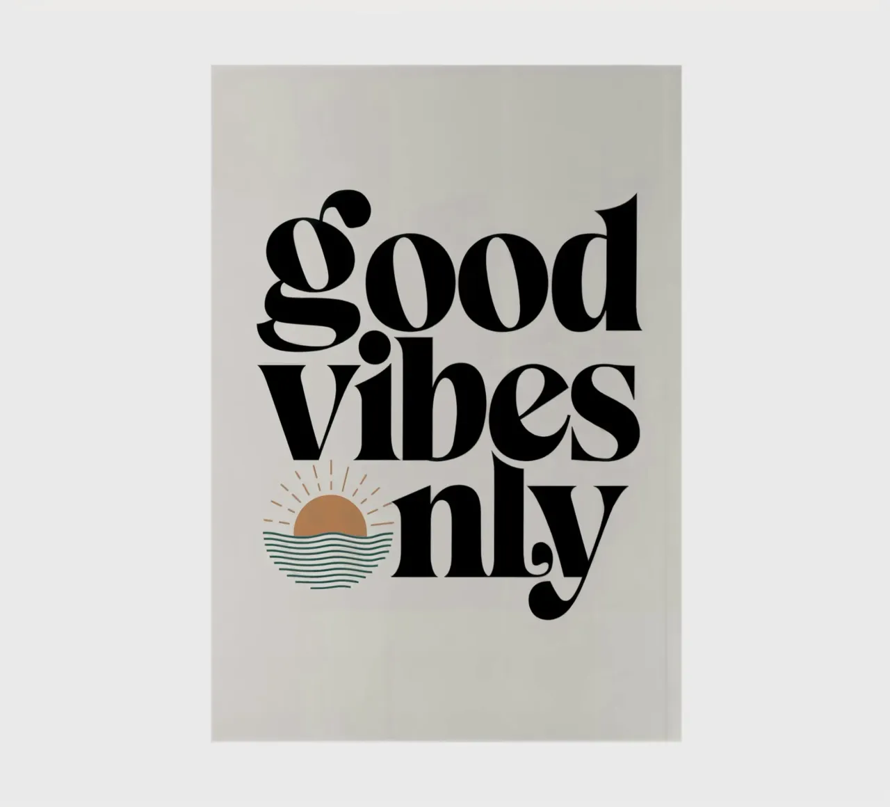 Good Vibes Only notebook by logic