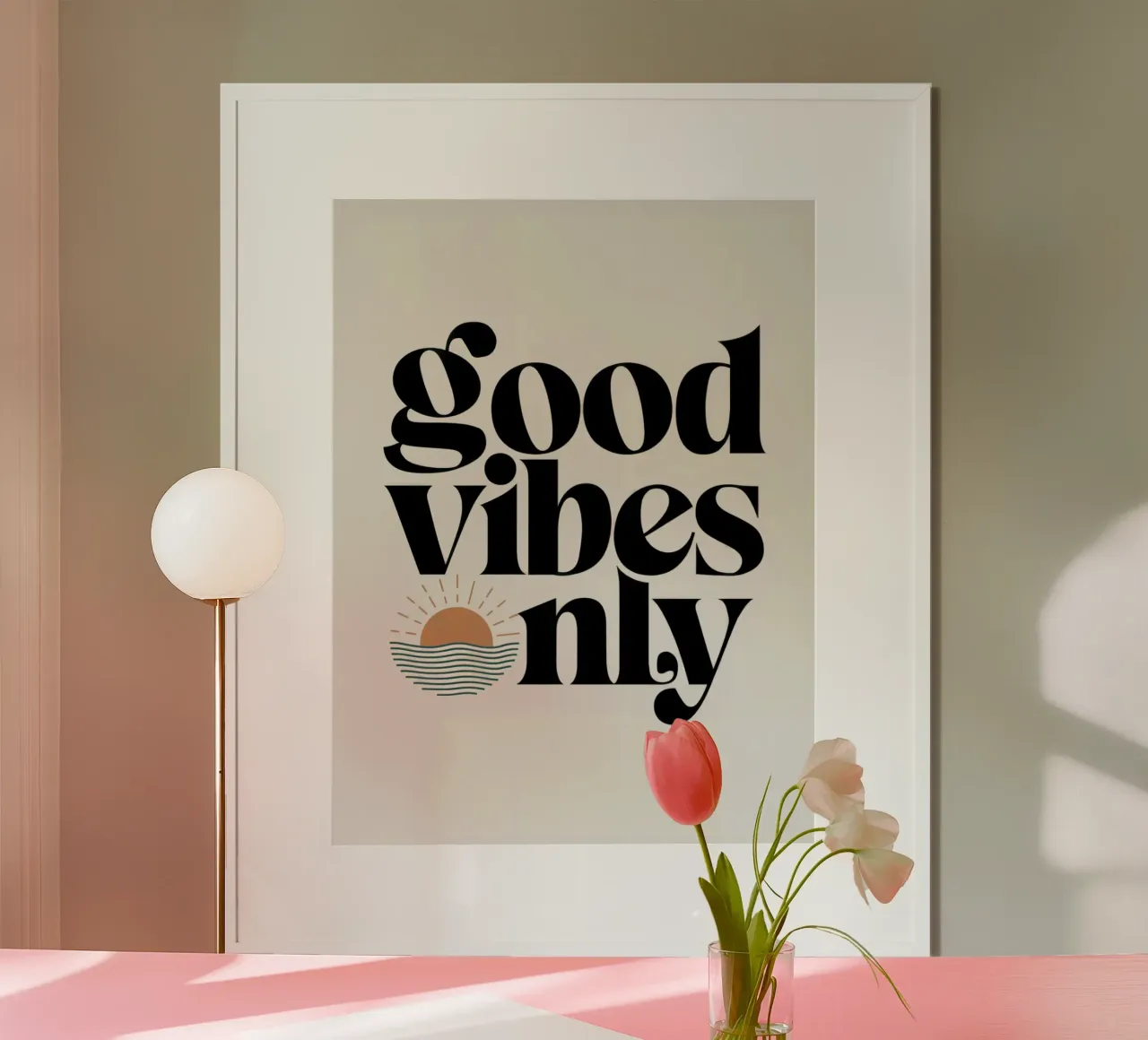 Good Vibes Only hahnemühle by logic