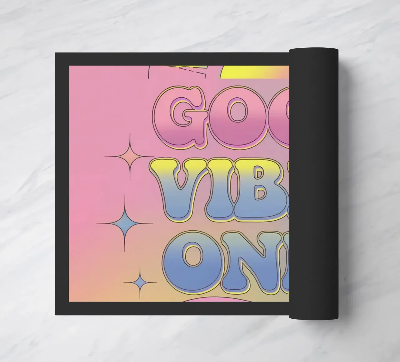 Good Vibes Only doormat by logic
