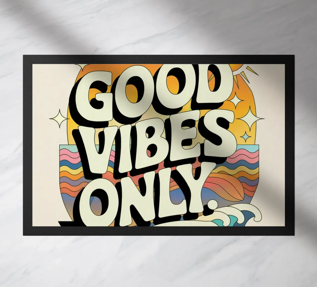 Good Vibes Only doormat by logic