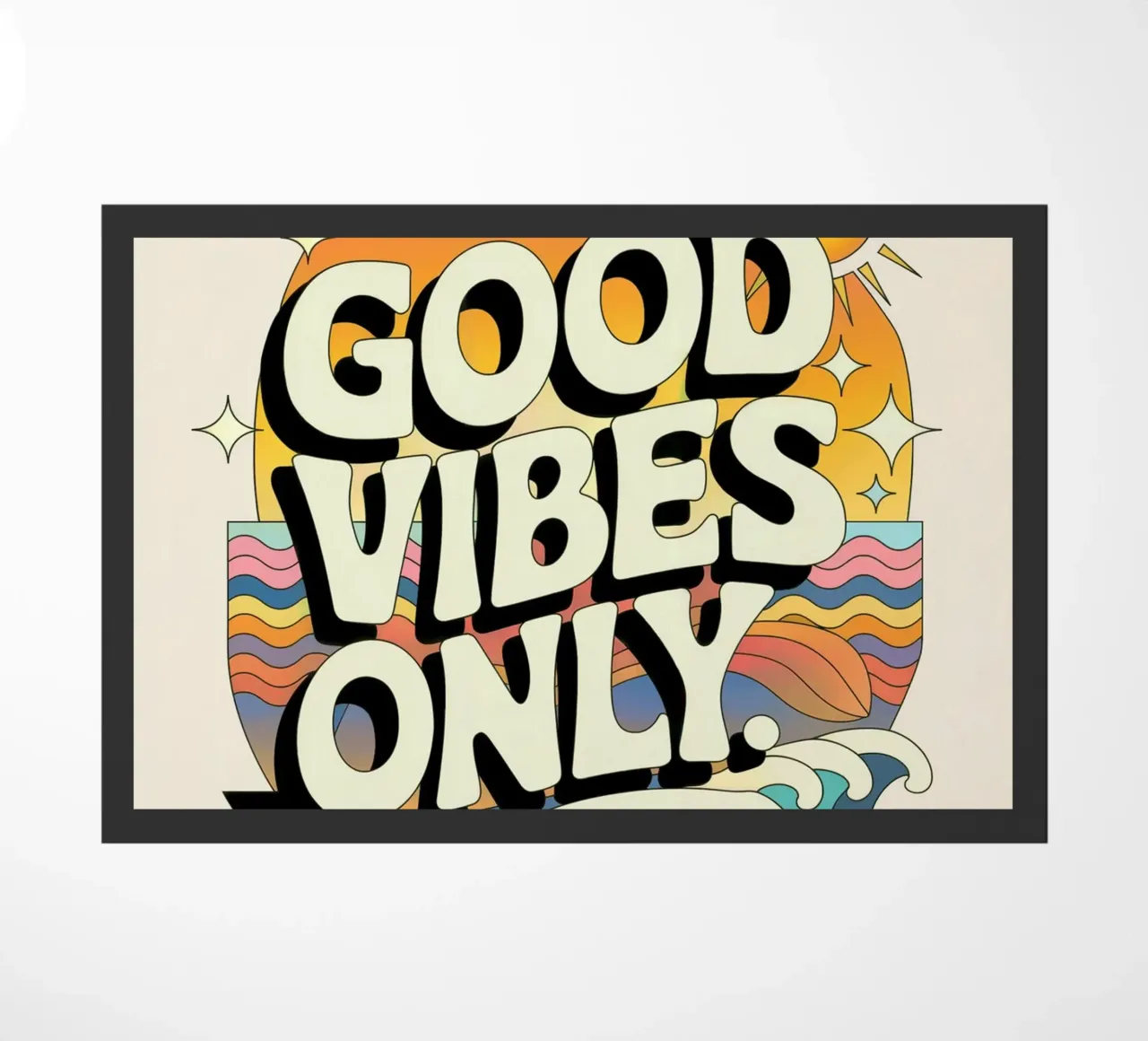 Good Vibes Only doormat by logic
