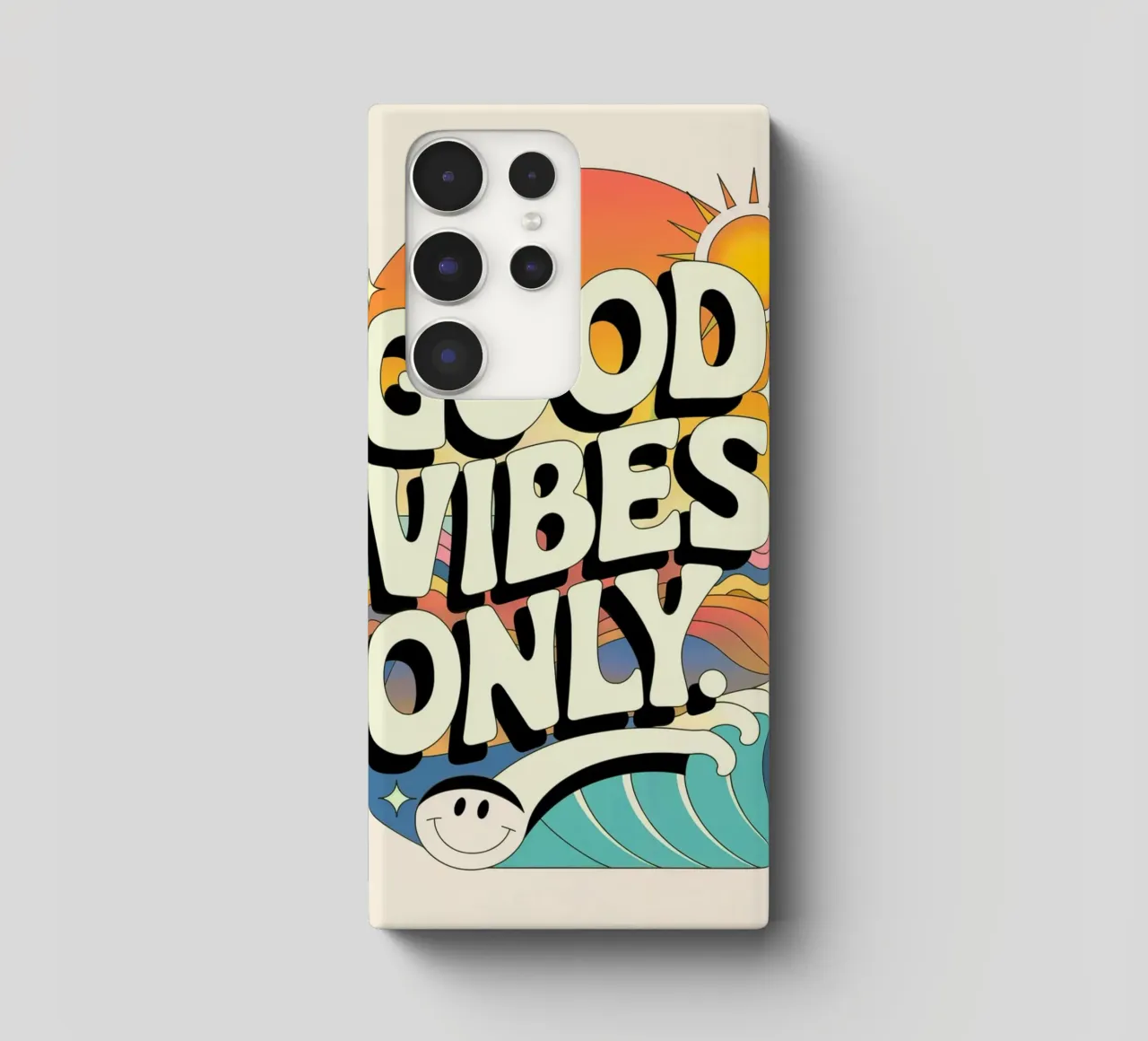 Alleen goede vibraties samsung hoesje van logic