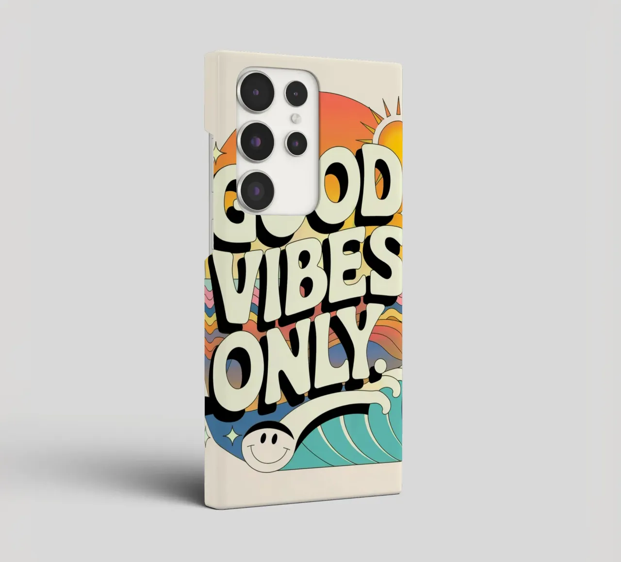 Alleen goede vibraties samsung hoesje van logic