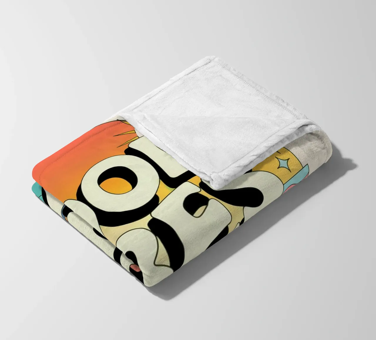 Good Vibes Only fleece blanket by logic