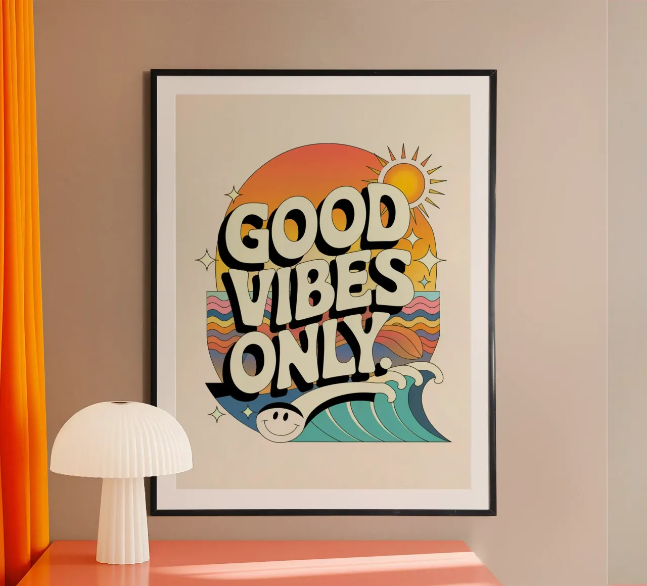 Good Vibes Only hahnemühle by logic