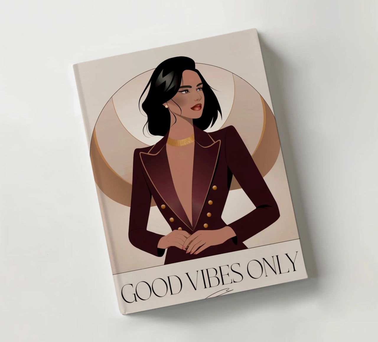 GOOD VIBES ONLY notebook by logic