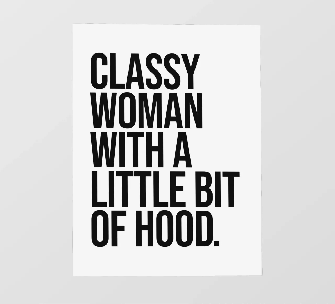 Donne di classe con un pizzico di citazione "hood cool pellicola backlit da Paigaam Studio