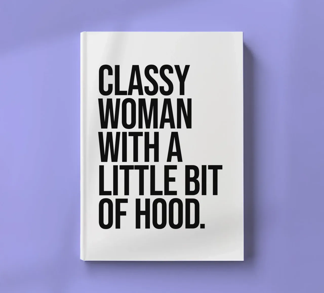 Donne di classe con un pizzico di citazione "hood cool diario da Paigaam Studio
