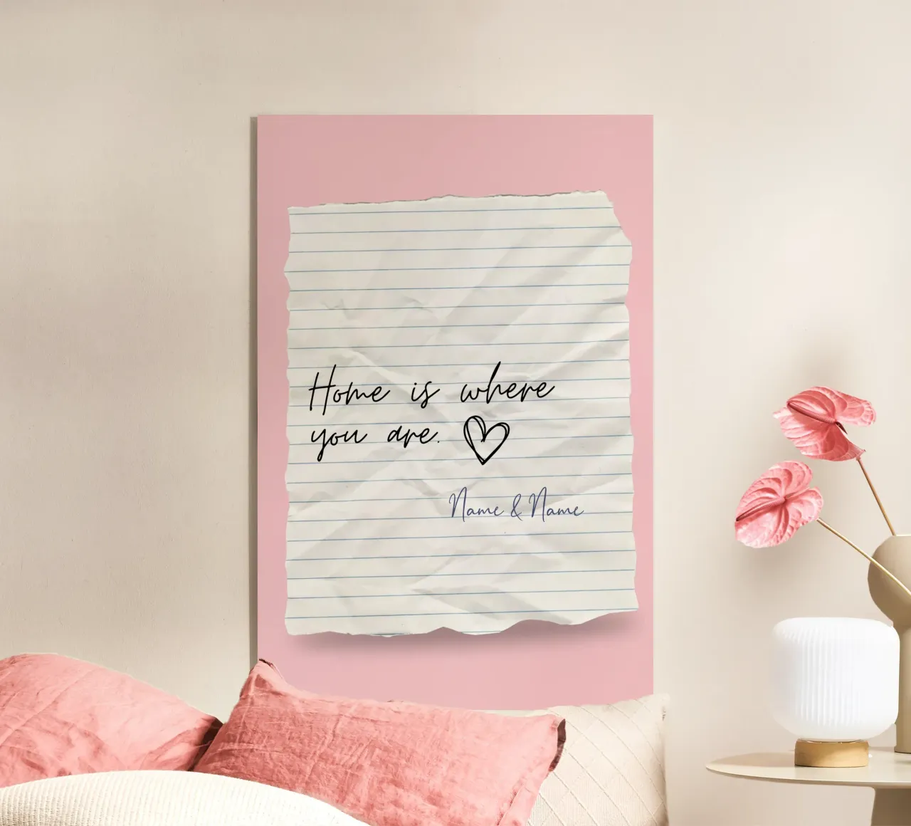 Home acrylic glass by thewalllab