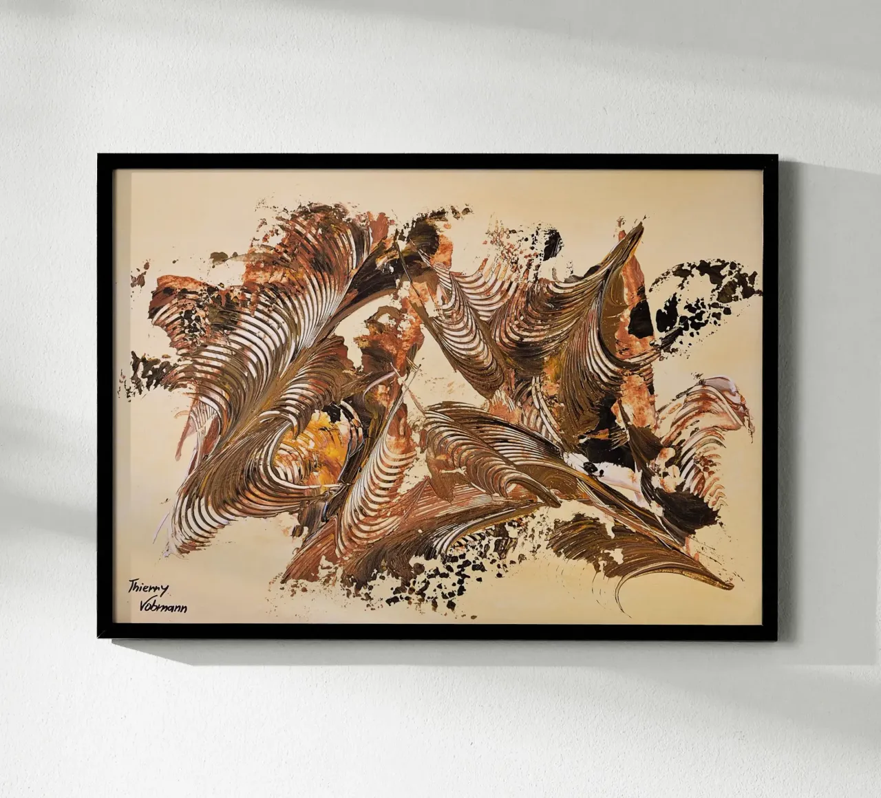 IDEAL GIFT 129 poster da Thierry Vobmann Abstract painting