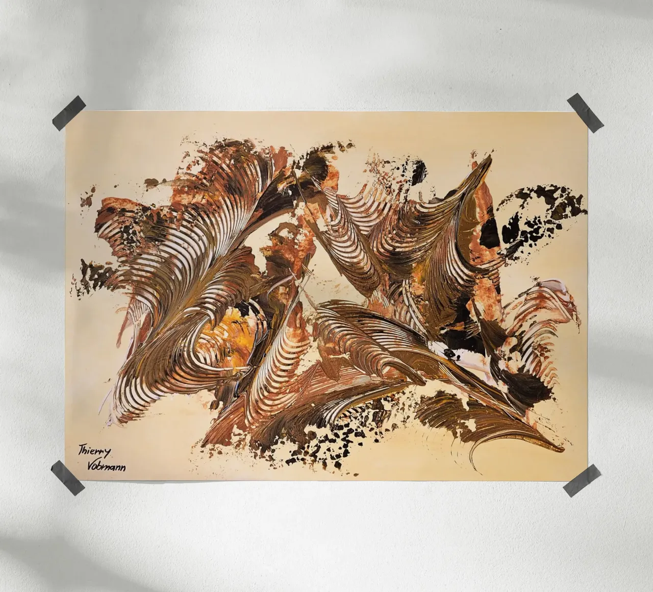 IDEAL GIFT 129 poster da Thierry Vobmann Abstract painting