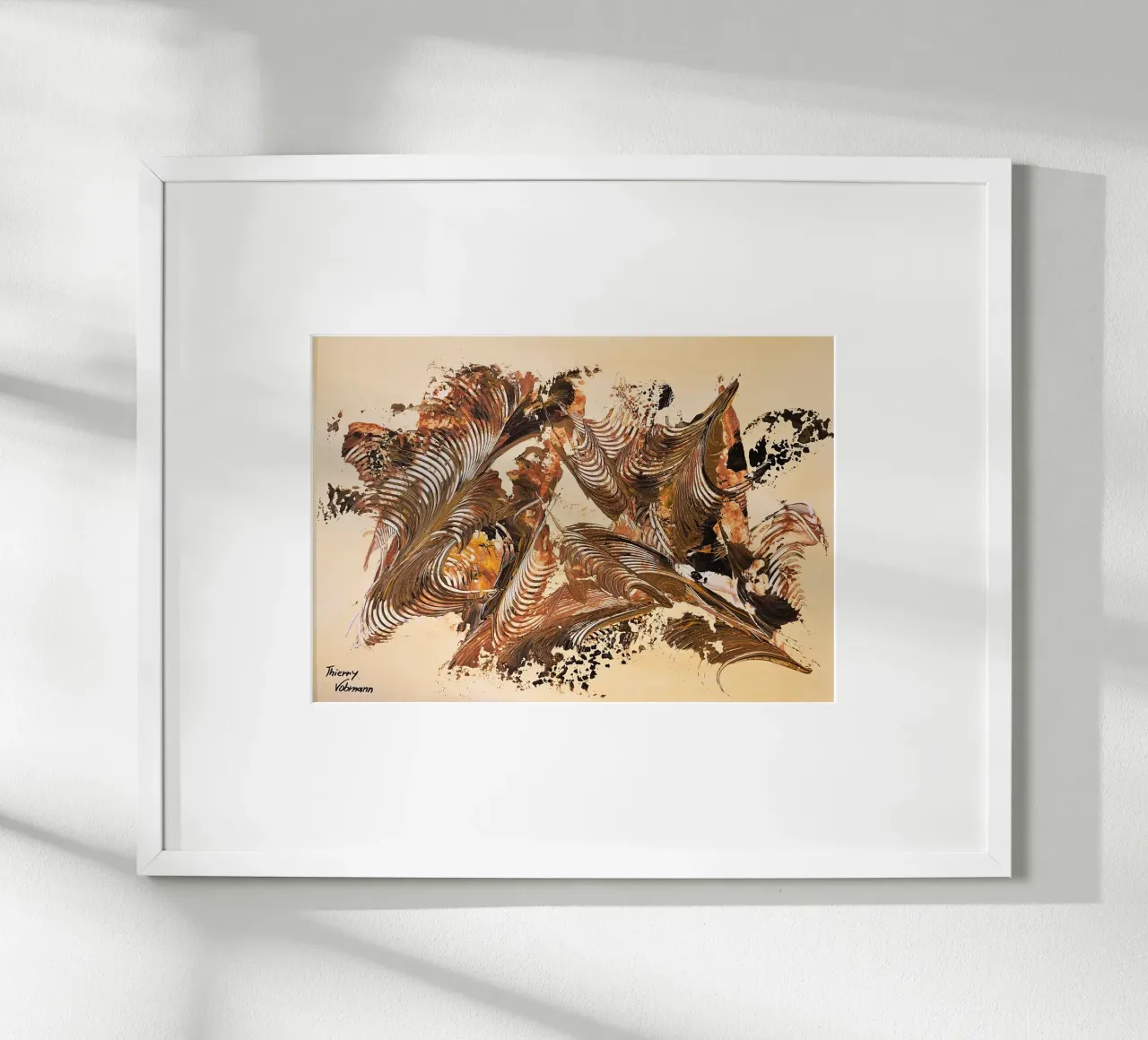 IDEAL GIFT 129 poster da Thierry Vobmann Abstract painting