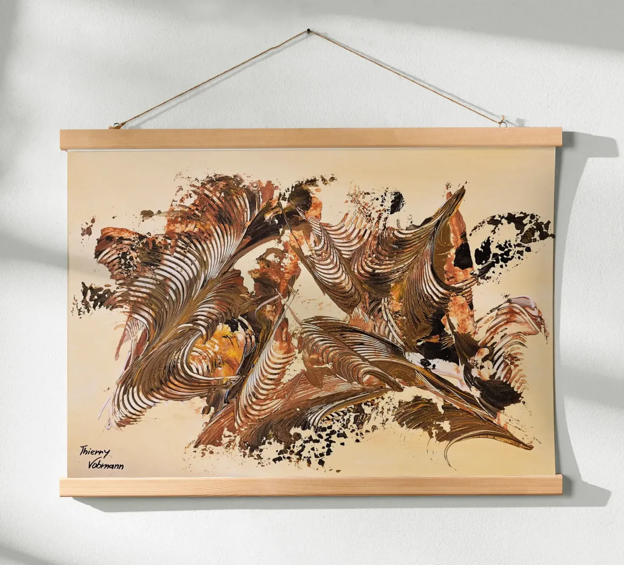 IDEAL GIFT 129 poster da Thierry Vobmann Abstract painting