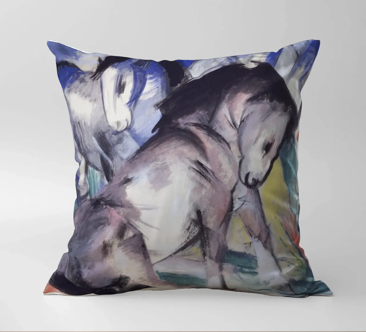 Franz Marc - Due cavalli cuscino da ARTOTHEK