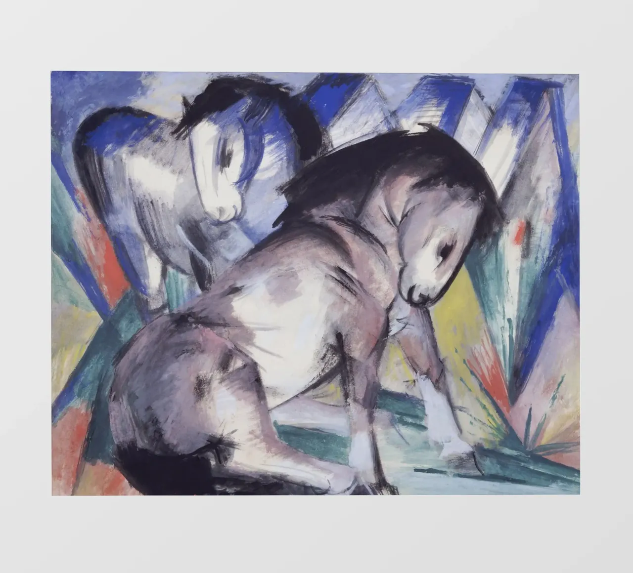 Franz Marc - Due cavalli telo in pvc da ARTOTHEK