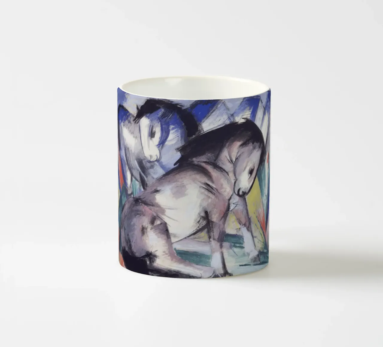 Franz Marc - Due cavalli tazza in ceramica da ARTOTHEK