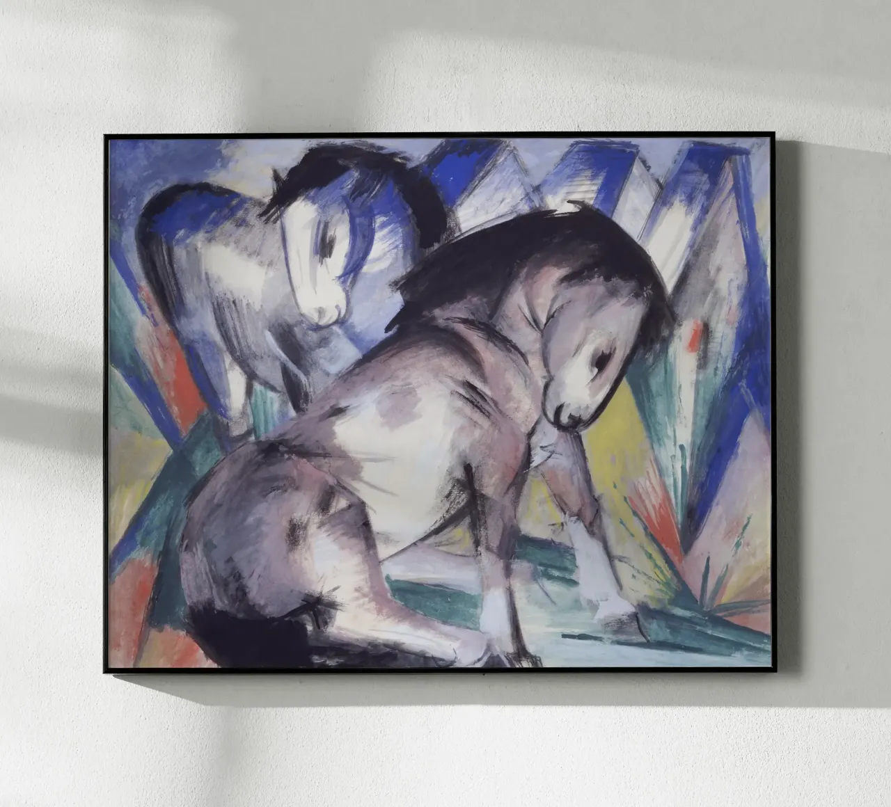 Franz Marc - Due cavalli plexiglass da ARTOTHEK
