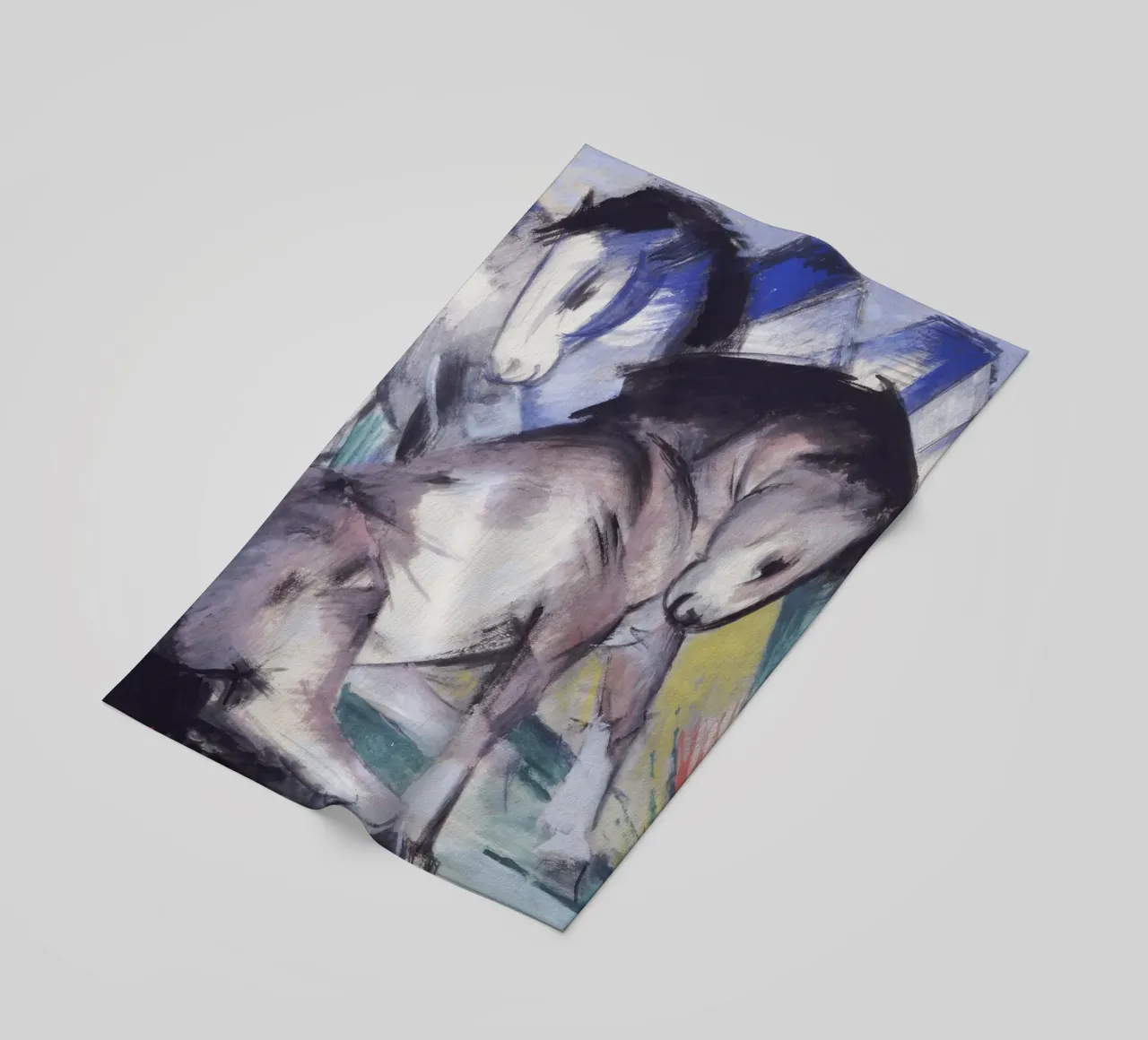 Franz Marc - Due cavalli telo mare da ARTOTHEK