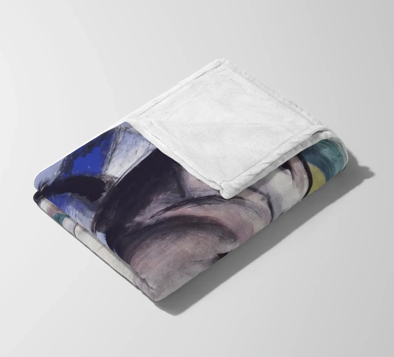 Franz Marc - Due cavalli coperta in pile da ARTOTHEK