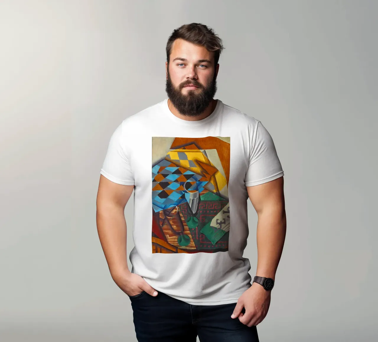 Juan Gris - Das Schachbrett T-Shirt von ARTOTHEK