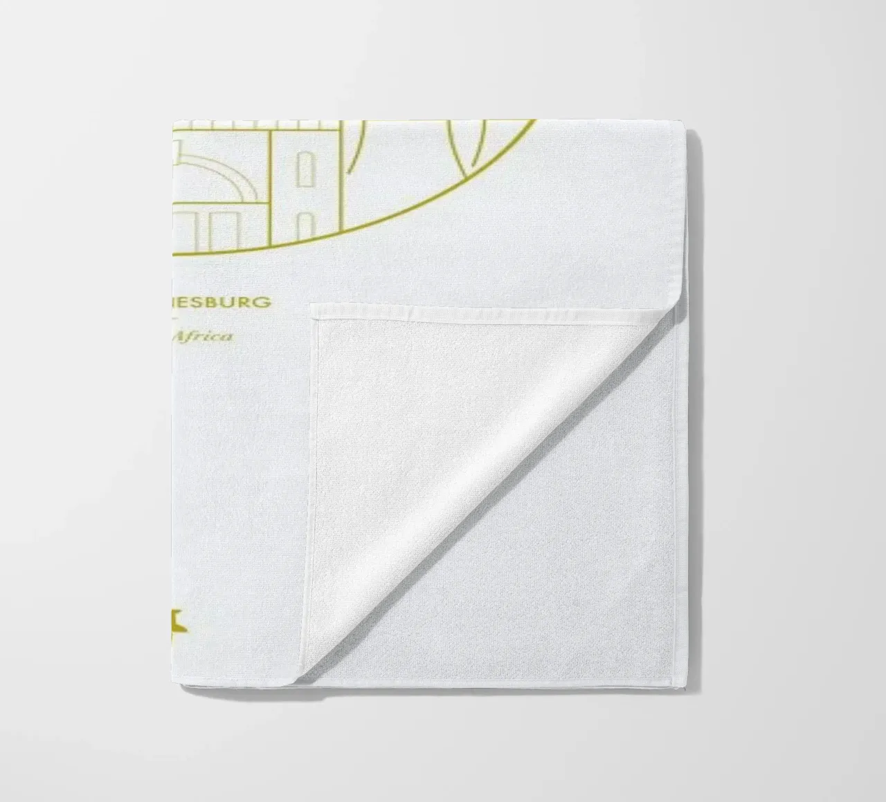 Johannesburg beach towel by Dean Smith