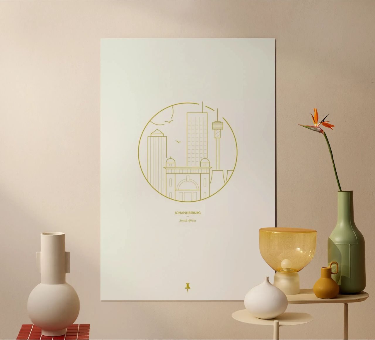 Johannesburg Poster von Dean Smith
