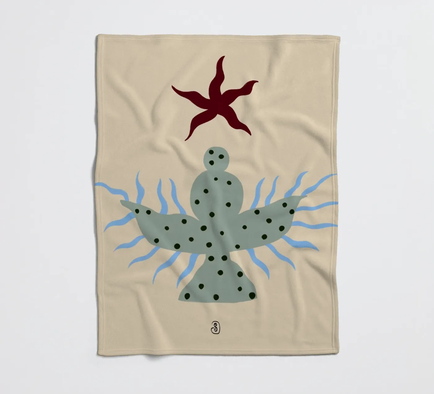 FEMININITY fleecedeken van Sandra Poliakov