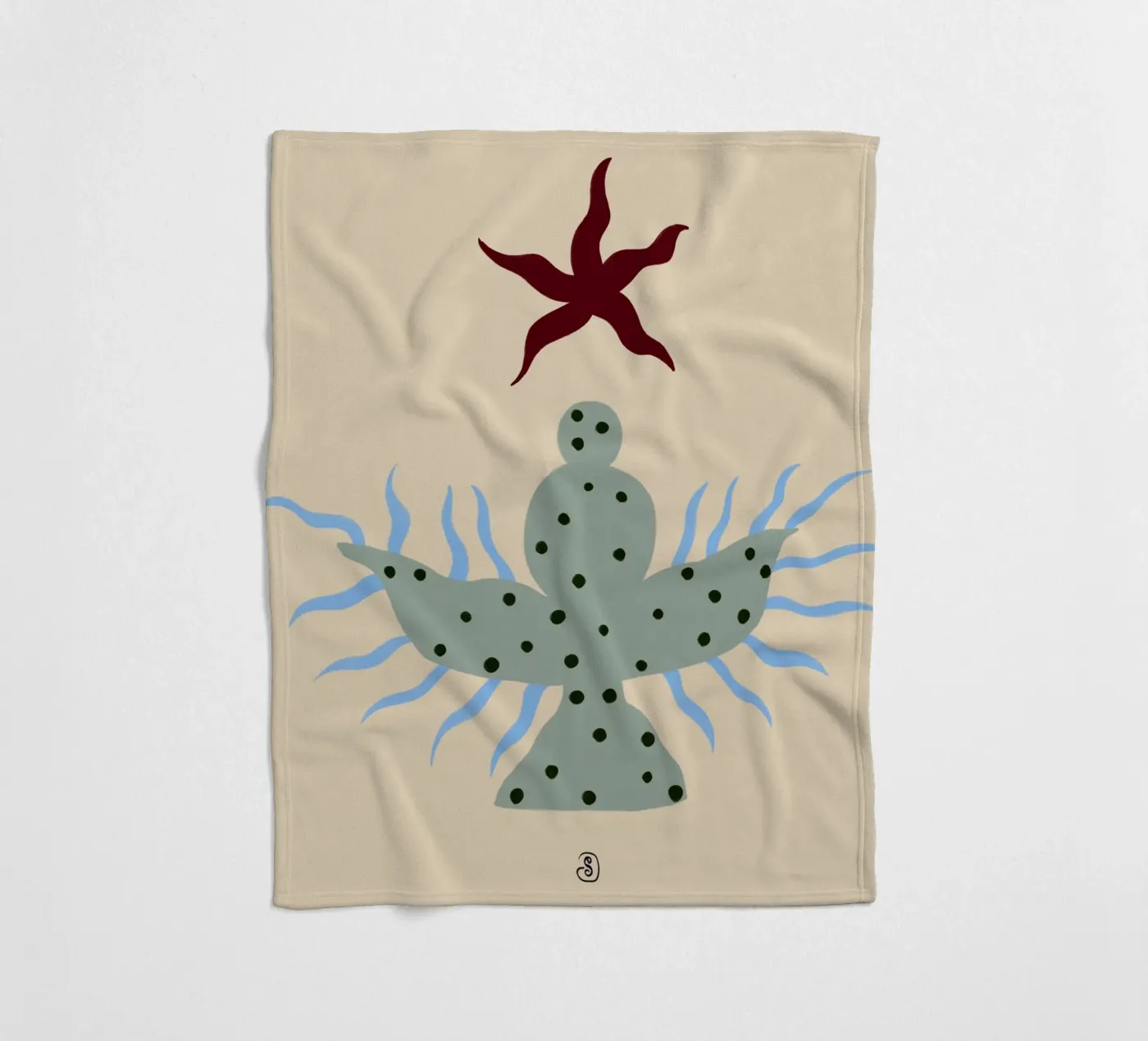 FEMININITY fleecedeken van Sandra Poliakov