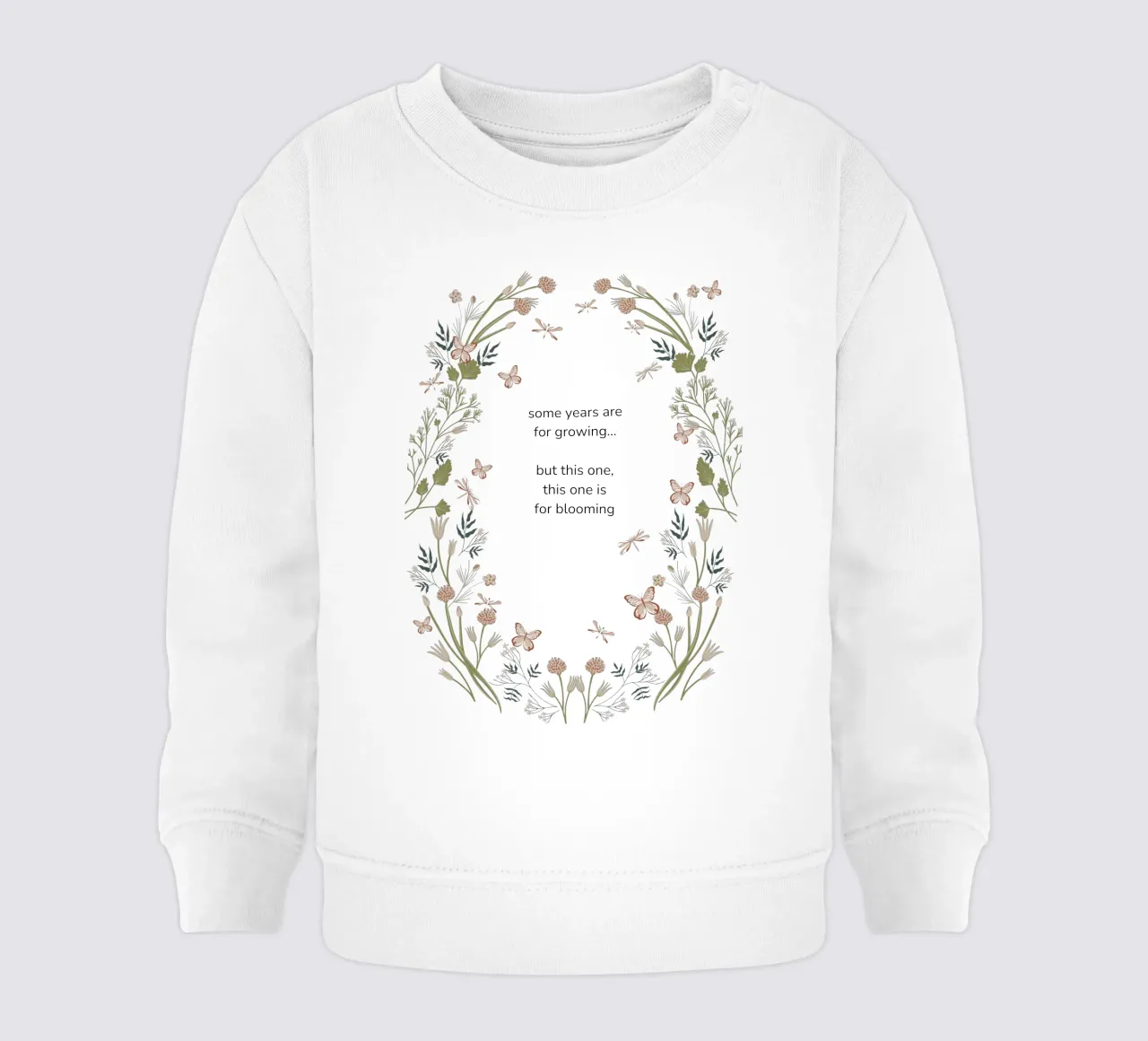 This year is for blooming felpa neonato da anisillustration