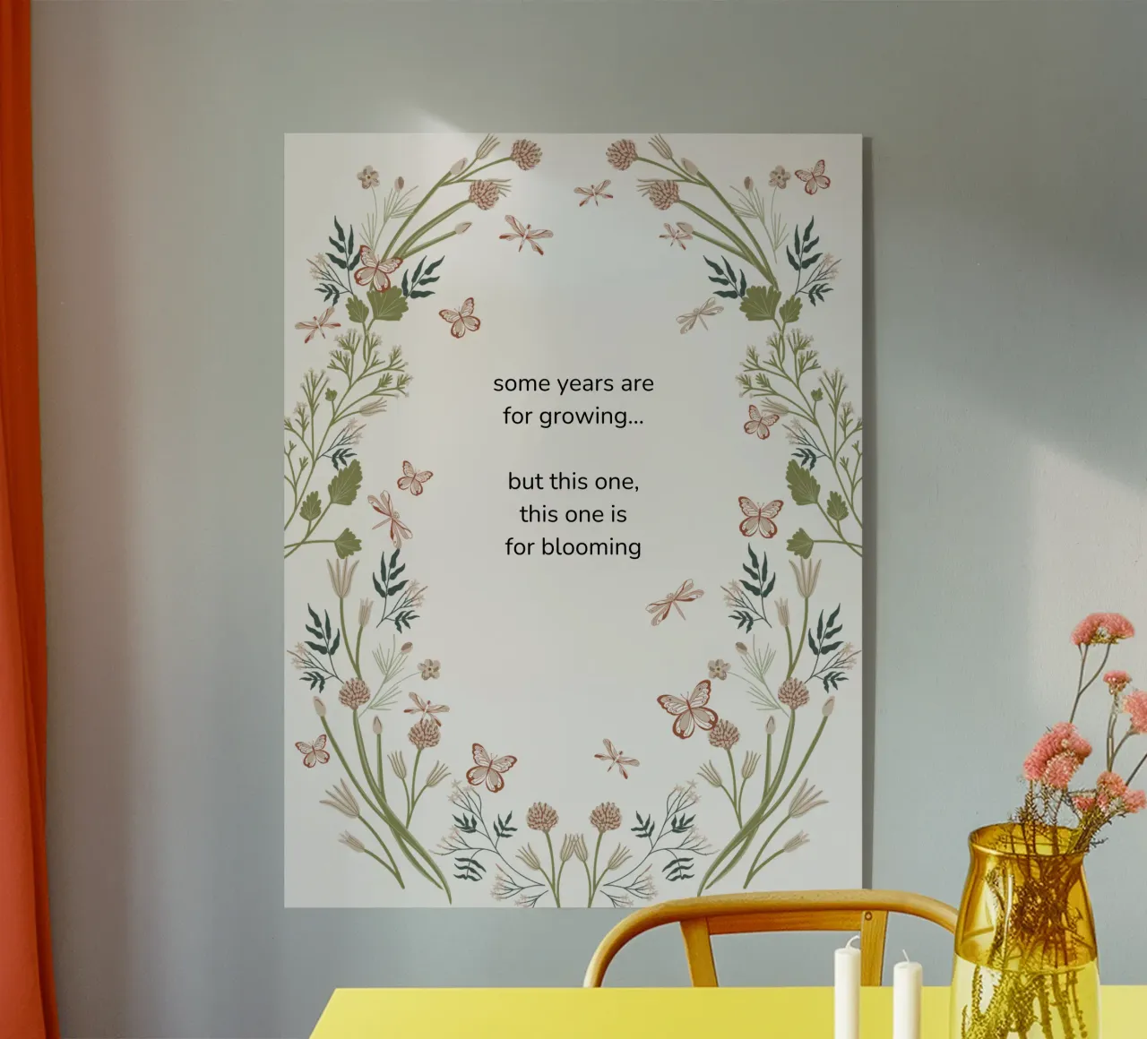 This year is for blooming metacrilato de anisillustration