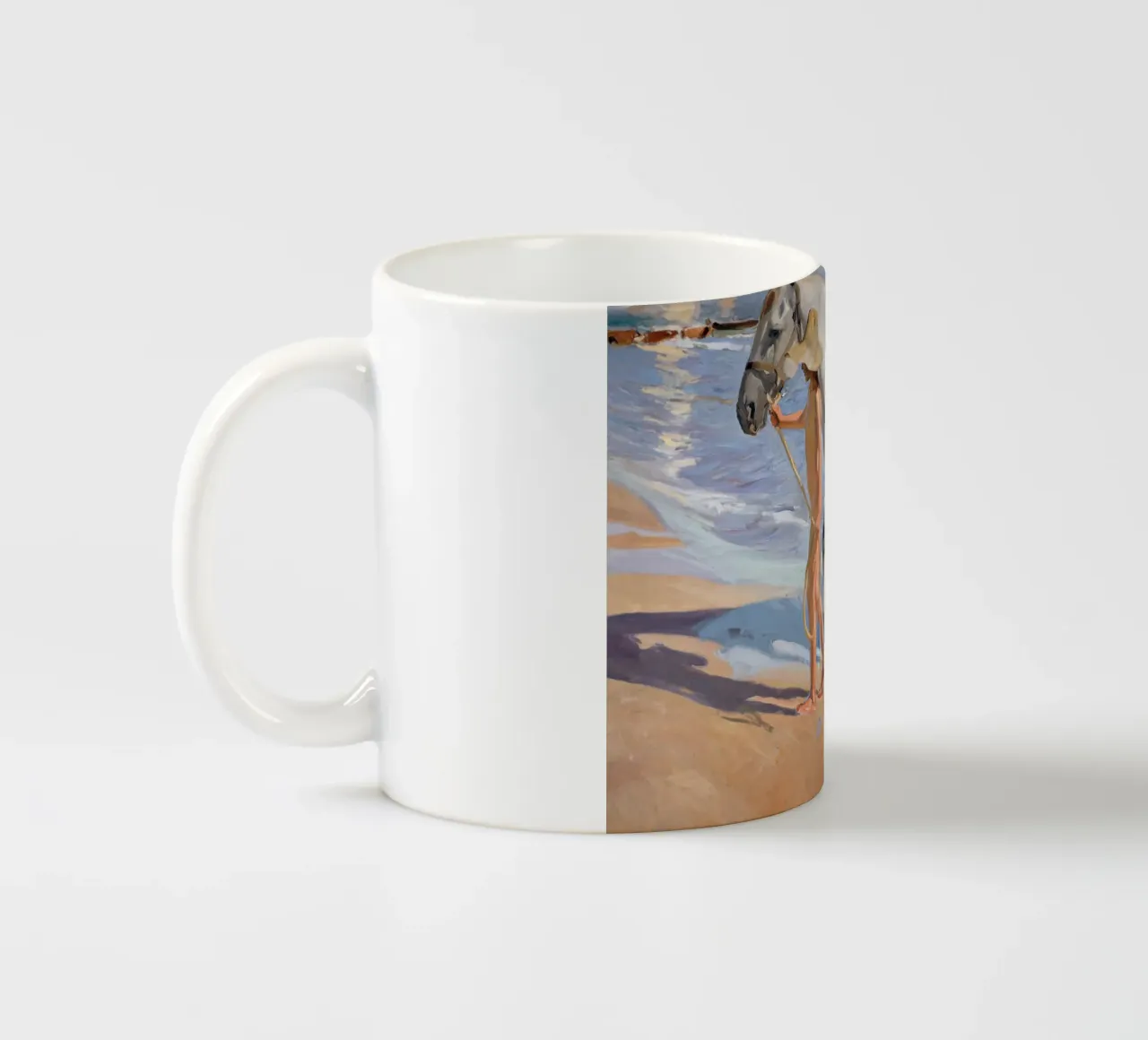 Joaquin Sorolla - Bathing of a Horse ceramic mug by ARTOTHEK