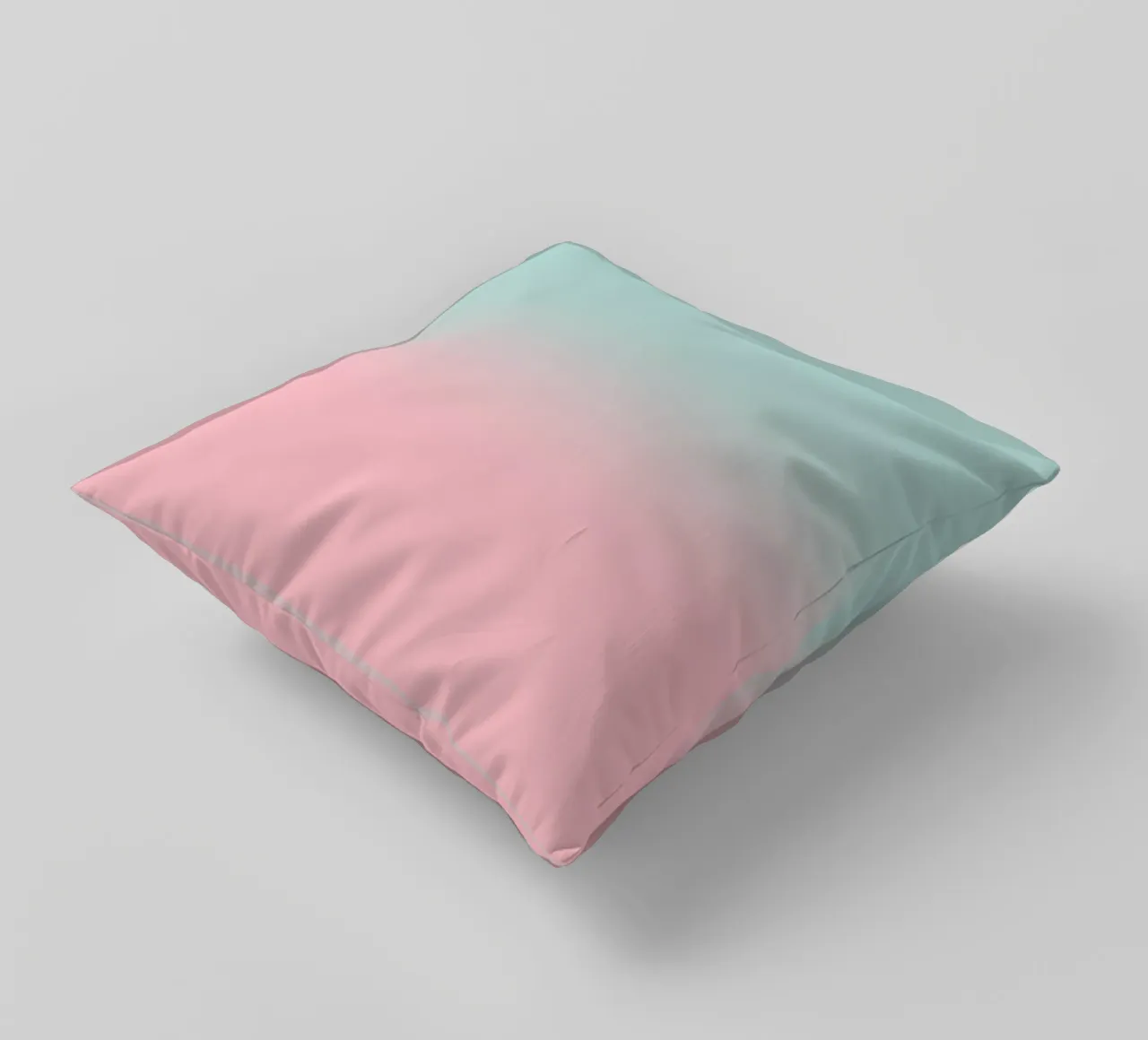 Fade Gradient Türkis Rosa Pastell cuscino da BAINAI