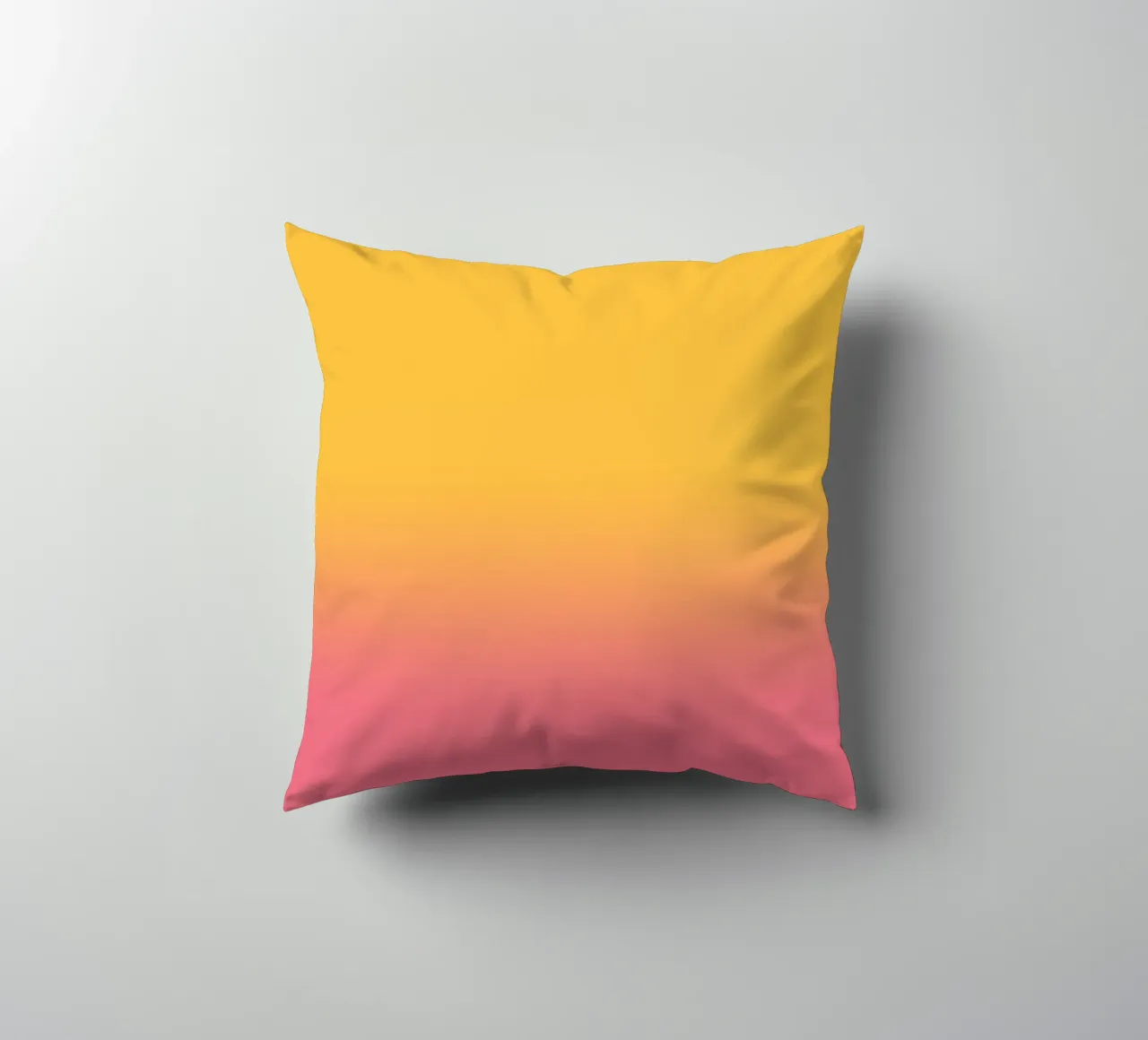 Fade Gradient Gelb Rot Pastell cuscino da BAINAI
