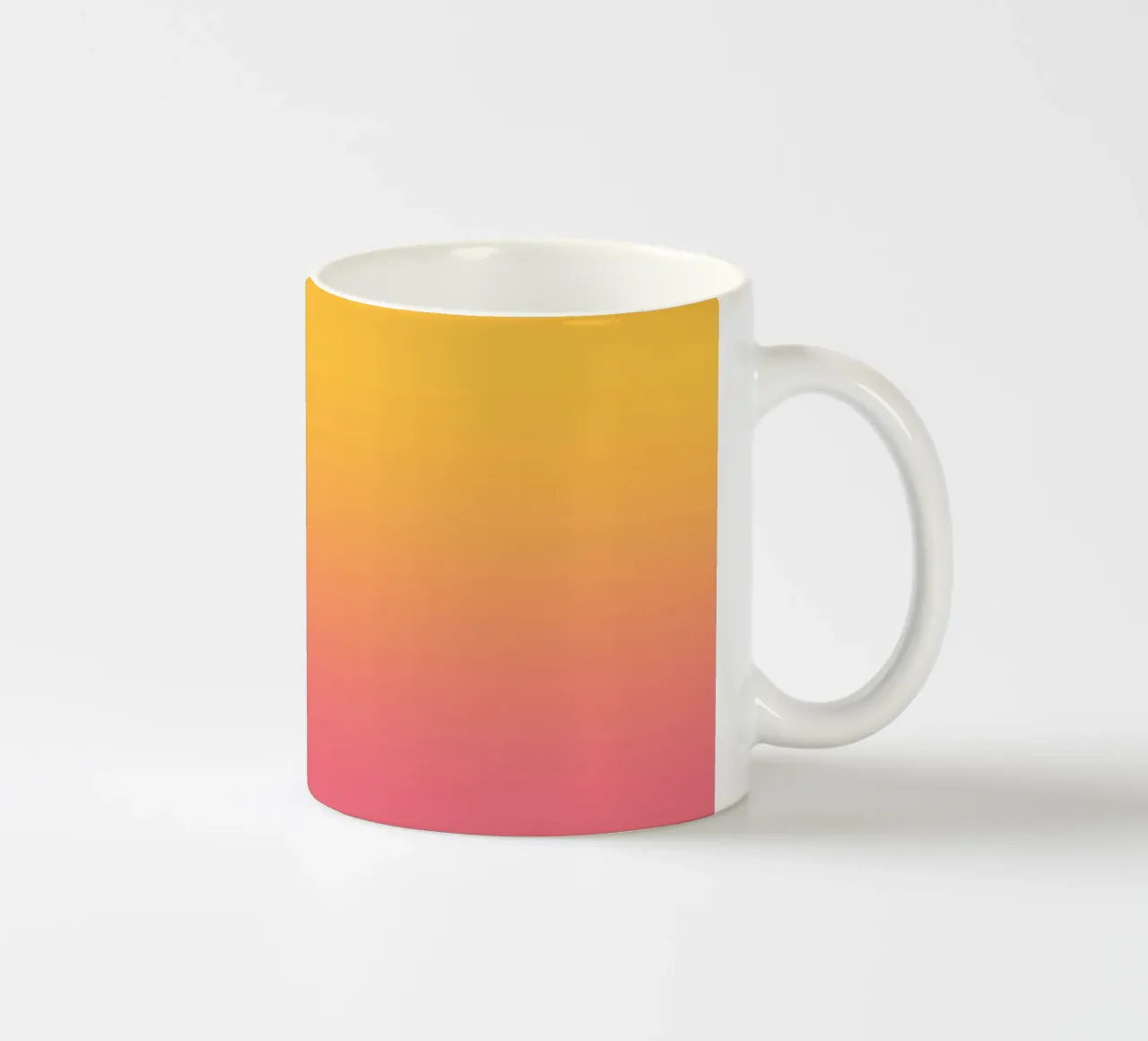 Fade Gradient Gelb Rot Pastell tazza in ceramica da BAINAI